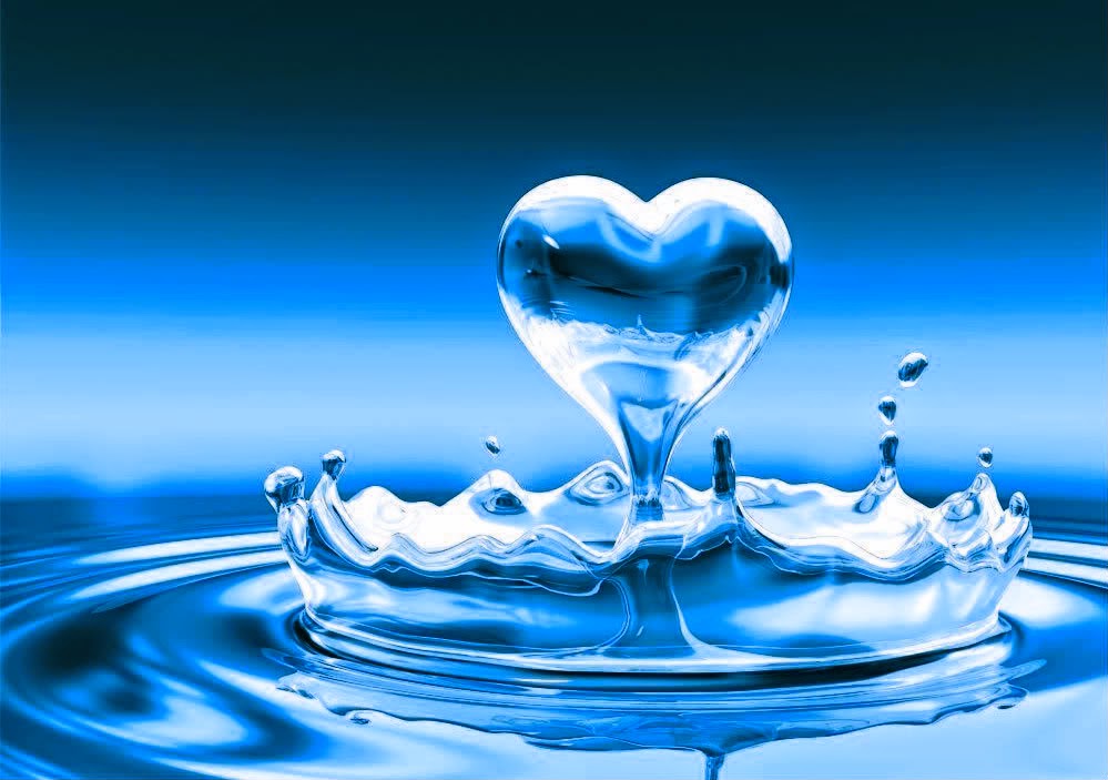 water heart